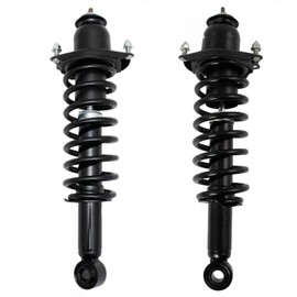 TRQ Rear Complete Loaded Strut Shock & Spring Assembly Pair Set for 2014-2018 Toyota Corolla