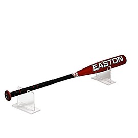 Better Display Cases Baseball Bat and Ball Combo Vertical Display Wall Mount Clear Acrylic Bracket (A054)