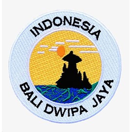 Bali Dwipa Jaya Indonesia Patch (3.5") Fully Embroidered Iron-on/Sew on Asia Trek Applique by Karma Patch