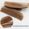 Wooden Comb Hair Comb Massage Comb Two Sided Carving Mahogany