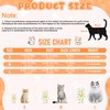 2 Pack Cat Recovery Suit Breathable Cotton Cat Onesie for