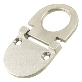 Sourcingmap a12032200ux0457 Metal Cupboard Drawer Flush Mount Pull Ring Handle - Silver Tone