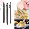 Iliensa 3 Pieces Portable Titanium Toothpicks,Metal Pocket Toothpick Stainless Steel