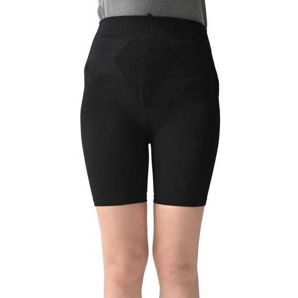 JANJAM Women's Large Size Soft Girdle, 3/4 Length, Loose, No