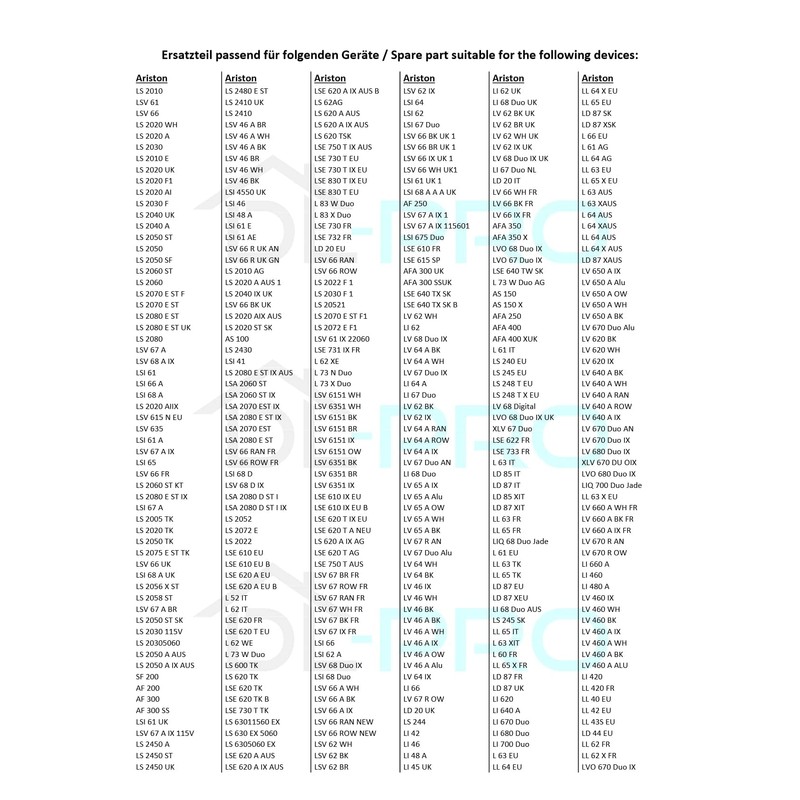 DL-pro Drain Hose 30/20 mm Diameter 1.8 m for Indesit