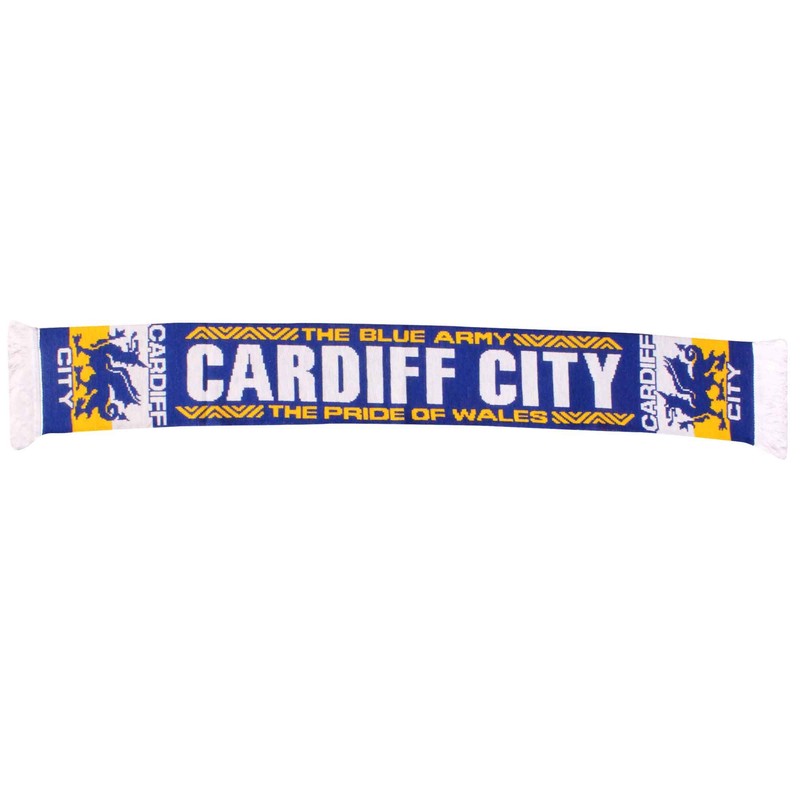 Cardiff City Football Fans Scarf (100% Acrylic)