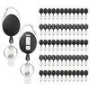 SDLDEER 60 Pack Badge Reels Bulk Retractable Badge Holders with