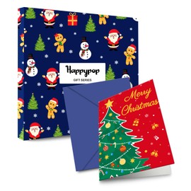 HAPPYPOP Christmas Gifts Stocking Socks for Boys Girls - Secret Santa Socks Xmas Stocking Stuffers for Little Kids, Santa Gifts for 7-9 Years Kids