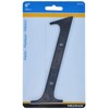 Hillman 847375 Black House Number 1, 6-Inch Nail Plastic