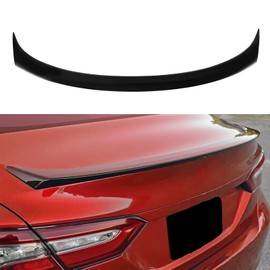 Fancemot Rear Spoiler Wing Compatible with 9th Gen Toyota Camry LE SE XLE XSE TRD Hybrid, Trunk Lid Duckbill 2018 2019 2020 2021 2022 2023 2024 (Black)