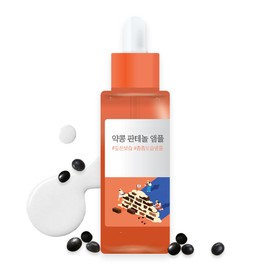 ROUND LAB Black Bean Panthenol Serum, 1.7 fl oz (50 ml), Skin Barrier Care, Highly Moisturizing, Dry Skin, Sensitive Skin, Hurricia, Panthenol, Intensive Moisturizing]