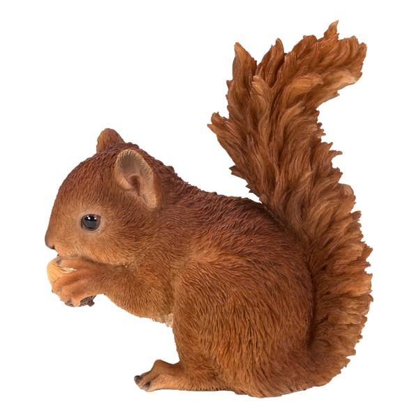 Real Life Baby Red Squirrel | Resin Home or Garden