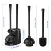 Toilet Plunger and Brush, Bowl Brush and Heavy Duty Toilet