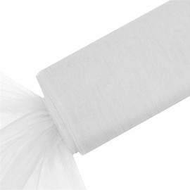 Tulle Bolt Party Supplies, 54" Wide X 120' long, White