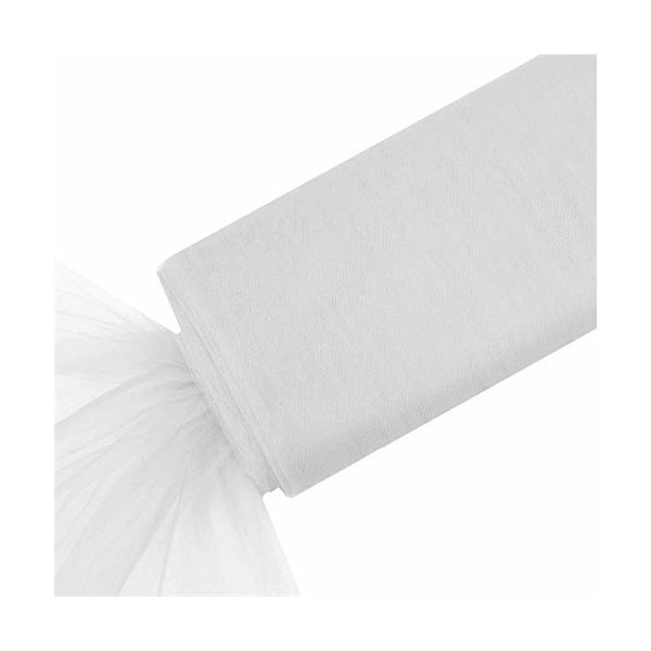 Tulle Bolt Party Supplies, 54" Wide X 120' long, White