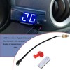 YINETTECH 1 Set Motorcycle Water Temperature Digital Display Meter Motorcycle