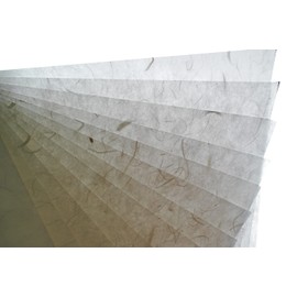 White Mulberry Paper Sheets Origami Design Handmade Art Washi Supplier Card Making Glass Decoupage (8.5 x 11 Inch) (50 Sheets)