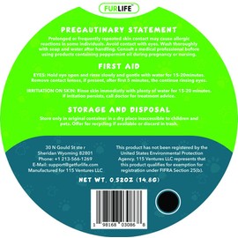 FurLife Green Dog Tag, Flea and Tick Prevention for Dogs - Waterproof Pendant for Collar, Safe for All Breeds