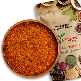 NY Spice Shop Portuguese Peri Peri Seasoning Mix - 8 Ounce Piri Piri Masala Multi Purpose Spice Rub for Grilled Chicken, Beef and Seafood