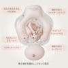 Momnlittle インフレータブル幼児用プールフロート UPF 50+ 日よけ付き 3段階成長デザイン 3点安全ハーネス デュアルエアチャンバー 安定テールフロート