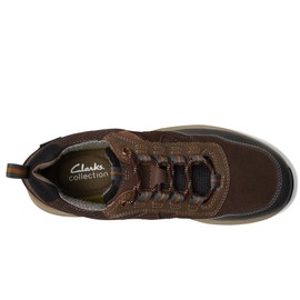 Clarks Men's Wellman Trail AP Oxford, Dark Brown Combi Waterproof, 11.5