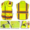 HYCOPROT High Visibility Reflective Safety Vest with 16 Pockets ANSI/ISEA