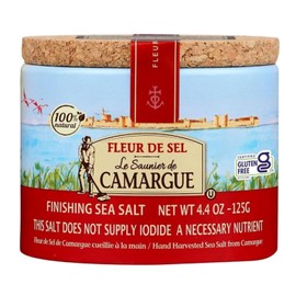 French Sea Salt Fleur de sel de Camargue by Le Saunier 4.4 oz
