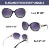 SIPHEW Women's Polarised Oversized Elegant Classic Sunglasses Women Oversize with