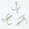 Fishing Treble Hooks - 120pcs Sharp Red Treble Fishing Hooks