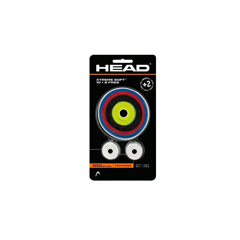 HEAD Blister Xtreme Soft 10 Plus 2 Over Grip -