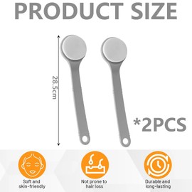 2 Pcs Long Handled Sponge, Sun Cream Applicator For Back, Back Lotion Applicator, Lotion Applicator With Handle Back Applicator, Back Lotion Applicator For Applying Shower Gel Skin Cream Sunscreen