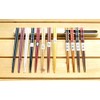 Nagao Chopsticks and Case Set, 9.1 inches (23 cm), Hexagonal