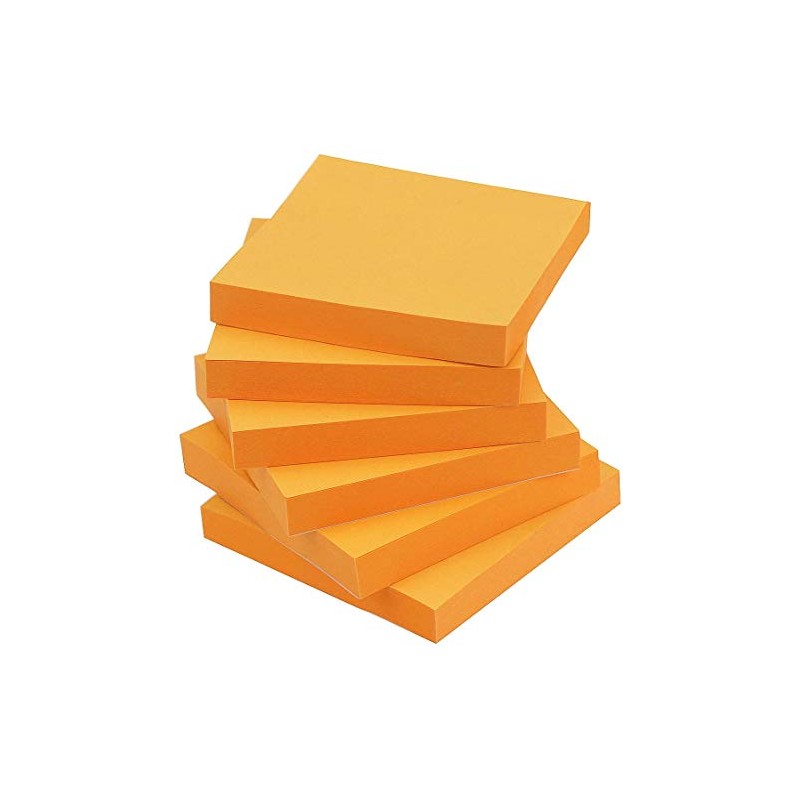 Early Buy 3x3 Sticky Notes Color Self-Stick Notes 6 Pads/Pack