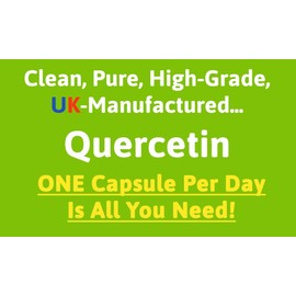 Quercetin 700mg Capsules Not Tablets High Strength Naturally High in Bioflavenoids – 60 Capsules