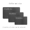 Ruhuayoupin Coffee Bar Mat For Countertop Hide Stain Absorbent Rubber