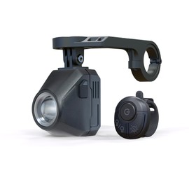 Super Bright 1600 Lumen Bike Light with Remote, USB-C Rechargeable 4000mAh Bicycle Light, IP66 Waterproof LED Bike Lights for Night Riding, High/Low Beam, Under Handlebar Mount