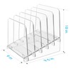 MaxGear Incline File Organizer File Holder 5 Sections, File Folder