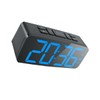 Ciieeo LED Alarm Clock with Music and Snooze Brightness Modern
