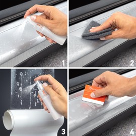 Luxshield Car Door Sill Protector for Skoda Enyaq iV 5A I 2021-2024 - Protective Film Car Door Accessories Trim Paint Protection Film Transparent