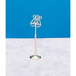 Aztec Imports Doll House Miniature Music Stand/brass