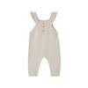 Vertbaudet Baby Knitted Dungarees with Valance Straps Oeko-Tex, beige heather
