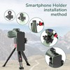 12x56 HD Monocular Telescope High Powered for Adults with Smartphone