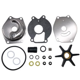 NorthBoat 99157T2 Water Pump Impeller Repair Kit with 47-85089 Impeller for Mercury Mariner 8 9.9 13.5 15 18 20 Jet 25 SeaPro Marathon Outboard Motor…