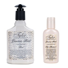 Elanze Designs Tyler Candle HIGH MAINTENANCE Glam Hand Wash Soap and DIVA Lotion Bundle