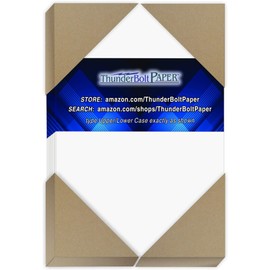 100 Bright White Smooth Card Paper Sheets - 4" X 6" (4X6 Inches) Photo|Card|Frame Size - 80# (80 lb/Pound) Cover Weight - Quality Paper for Consistency in Print as a Result of The Smooth Finish