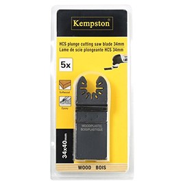 Kempston 88112 HCS Plunge Cutting Saw Blade (5 Pack), 1-1/2"
