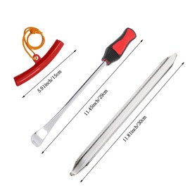 Montierhebel, Reifen Montiereisen, Reifenheber, Reifen Hebel Werkzeug Löffel, Tire Spoons Lever, mit Felgenschutz Reifenmontag, Felgenkantenschutz, Felgenschutzleiste, für Auto, Motorrad, Fahrrad