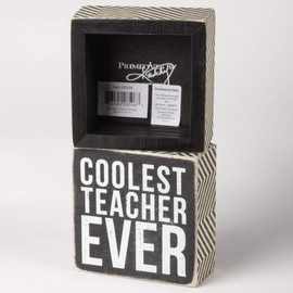 Box Sign, Coolest Teacher