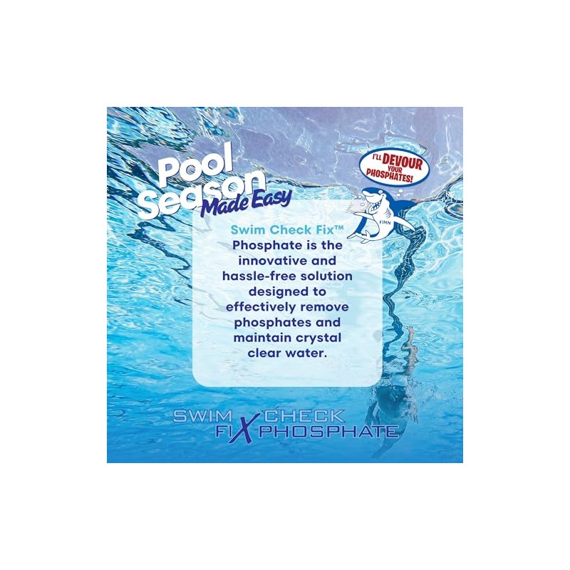 Swim Check Fix Phosphate Remover Tablets – 10 Count |