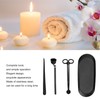 Wick Cutter Black Stainless Steel Candle Accessories With Wick Hook